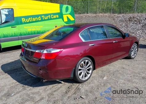 2013 Honda Accord Sport from USA, damaged, VIN 1HGCR2F56DA150939